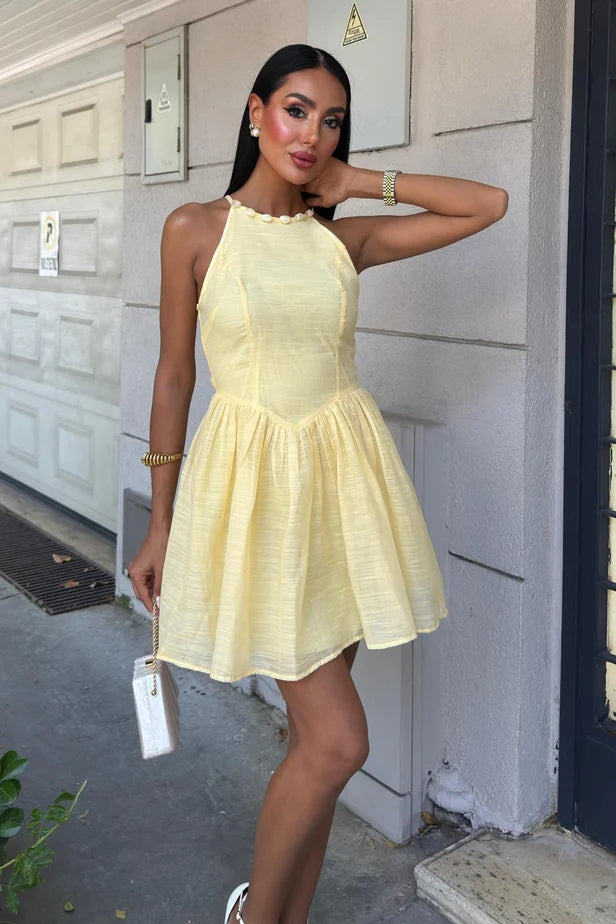 Galezzo Sleeveless Woven Mini Dress