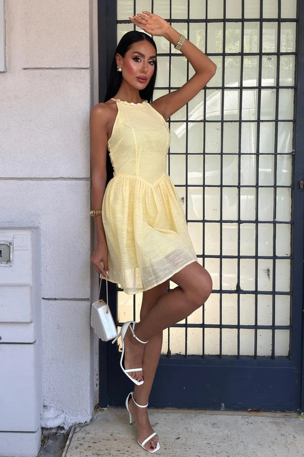 Galezzo Sleeveless Woven Mini Dress