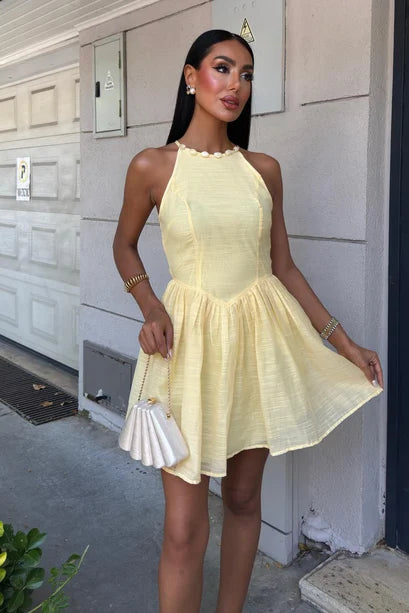 Galezzo Sleeveless Woven Mini Dress