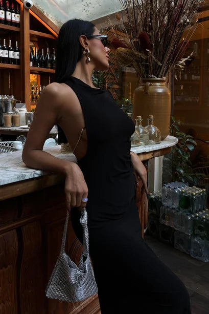 Alice Elegant Dress with Cleavage Detail