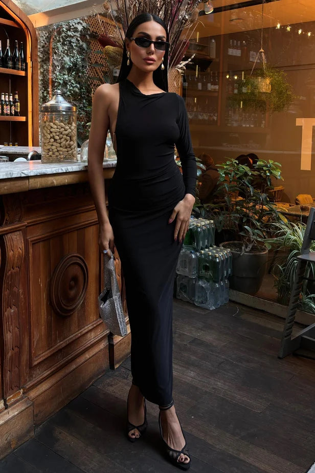 Alice Elegant Dress with Cleavage Detail