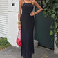 Julia Lace Knit Maxi Dress with Adjustable Straps