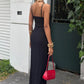 Julia Lace Knit Maxi Dress with Adjustable Straps