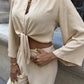 Ayrobin Shirt & Wide-Leg Trousers Set