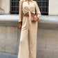 Ayrobin Shirt & Wide-Leg Trousers Set