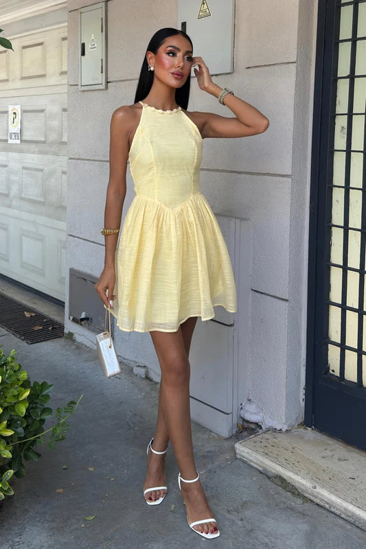 Galezzo Sleeveless Woven Mini Dress