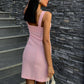 Catherine Linen-Blend Mini Dress