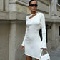Lilian Mini Dress with Cut-Out Detail