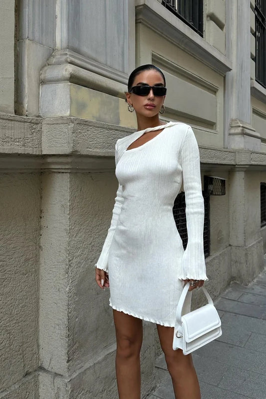 Lilian Mini Dress with Cut-Out Detail