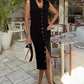 Ariane Sleeveless Ribbed Dress