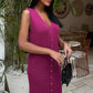 Benjamine Sleeveless Ribbed Dress