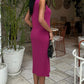 Benjamine Sleeveless Ribbed Dress