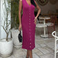 Benjamine Sleeveless Ribbed Dress