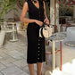 Ariane Sleeveless Ribbed Dress