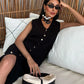 Ariane Sleeveless Ribbed Dress