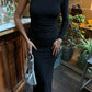 Alice Elegant Dress with Cleavage Detail