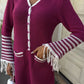Lili Knitted Midi Dress with Button Closure
